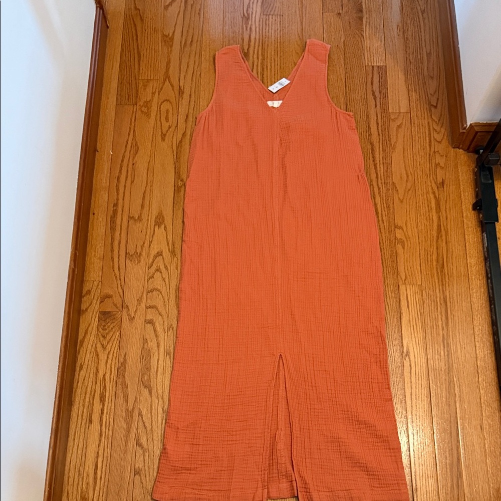 Lou and Grey sleeveless gauze dress